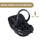 BeSafe Cadeira Auto Go Beyond 2 - Black SoftBreeze