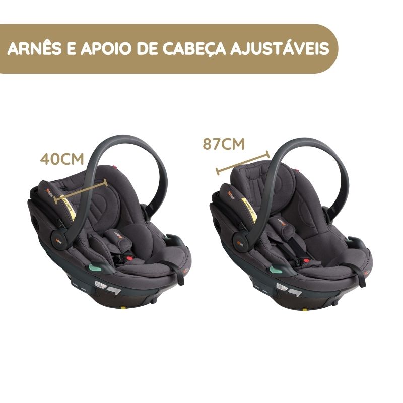 BeSafe Cadeira Auto Go Beyond 2 - Black SoftBreeze