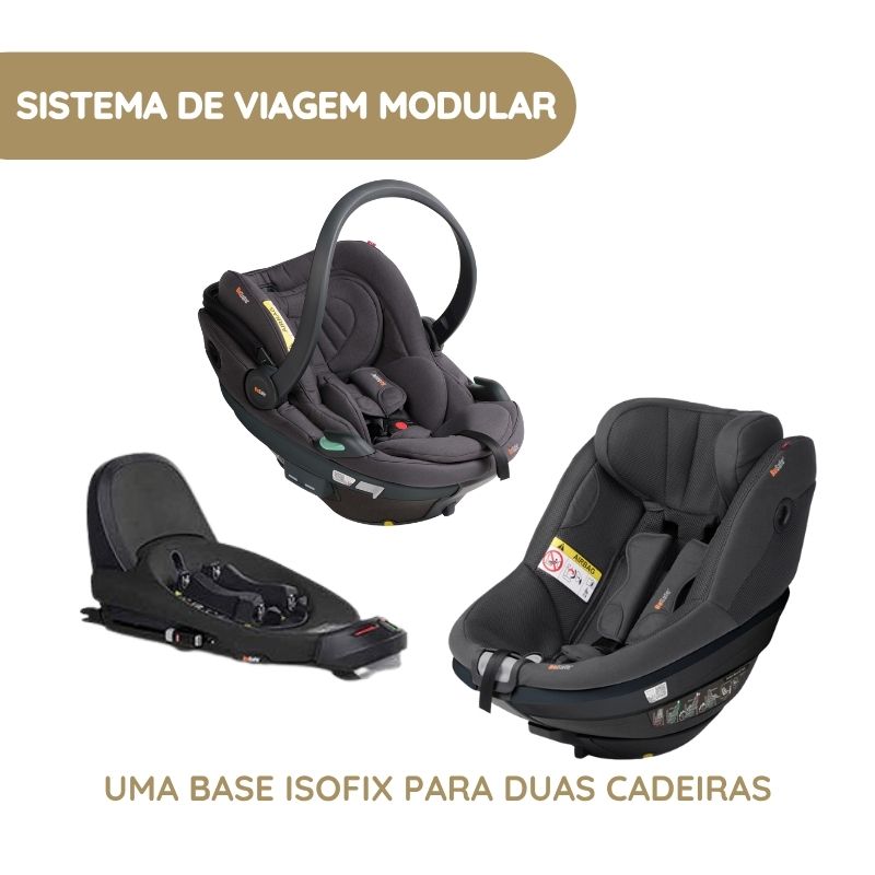 BeSafe Cadeira Auto Go Beyond 2 - Dark Sand SoftBreeze