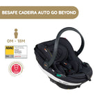 BeSafe Cadeira Auto Go Beyond - Black Soft Breeze
