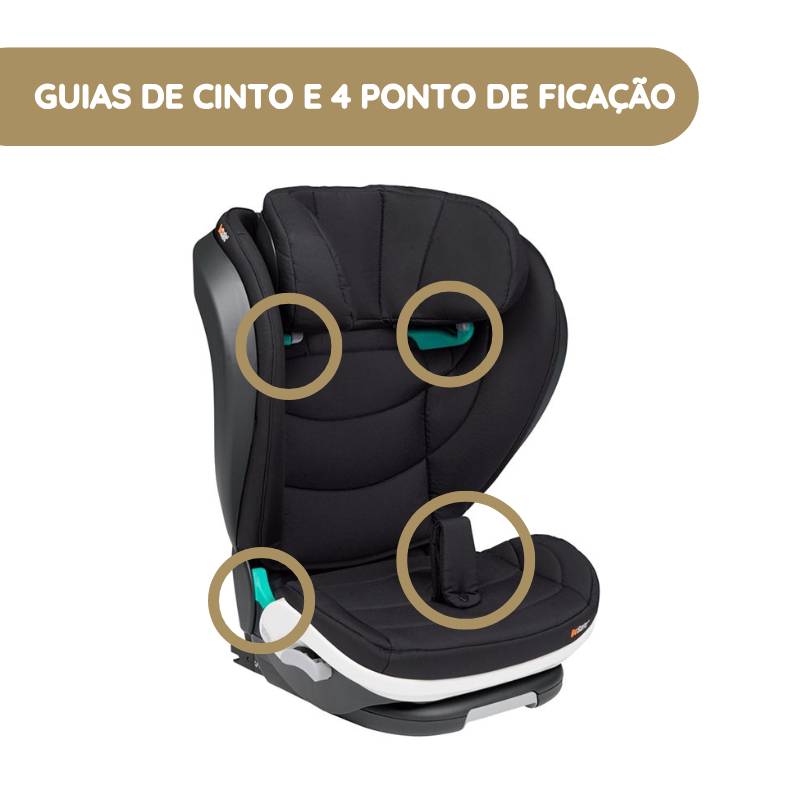 Besafe Cadeira Auto Flex FIX 2 i-Size - Black Soft Breeze