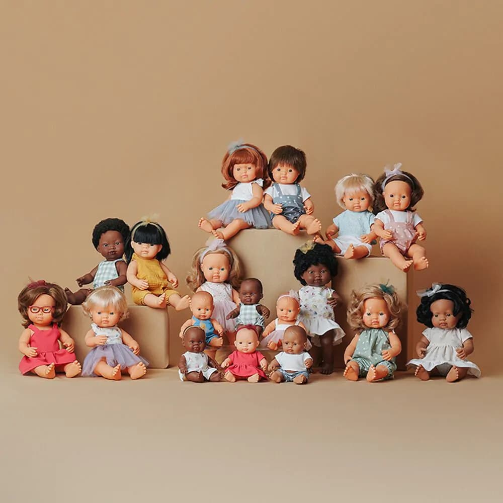 Boneco Caucasiano Loiro 38 cm My Friends & Me da Miniland - A partir dos 10 meses