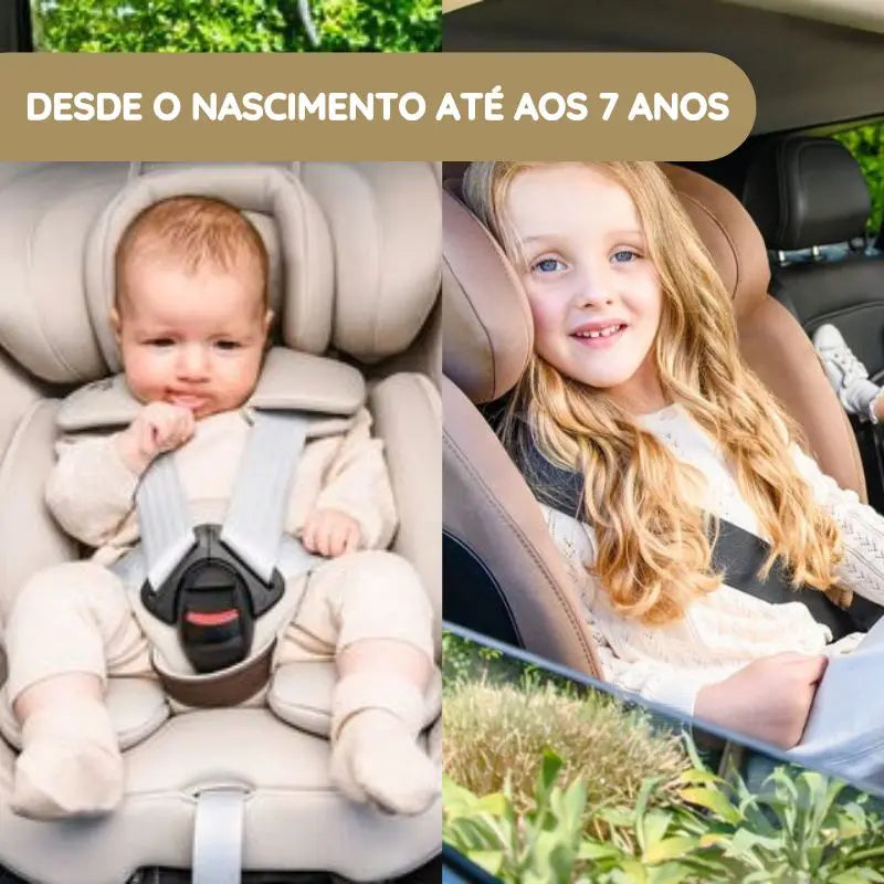 Britax Römer Cadeira Auto Swivel-Grow Max Air - LUX Linen Grey