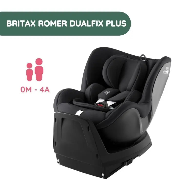 Silla de coche Dualfix PLUS de Britax Römer - Moonlight Blue de 0 meses a 4 años