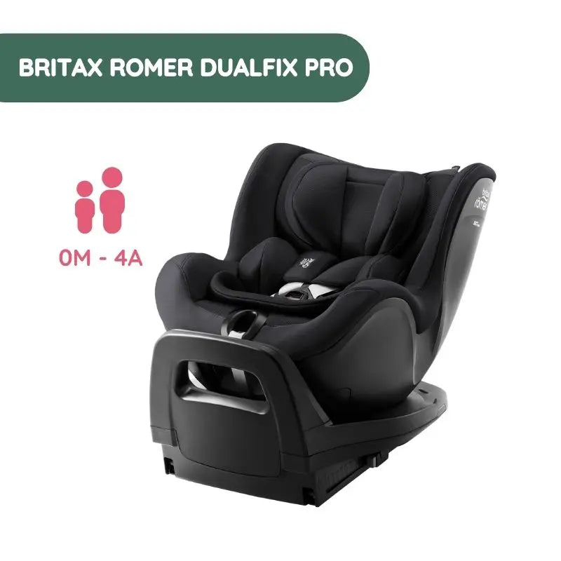 Silla de coche DualFix PRO de Britax Romer - Carbon Black de 0 meses a 4 años - Style