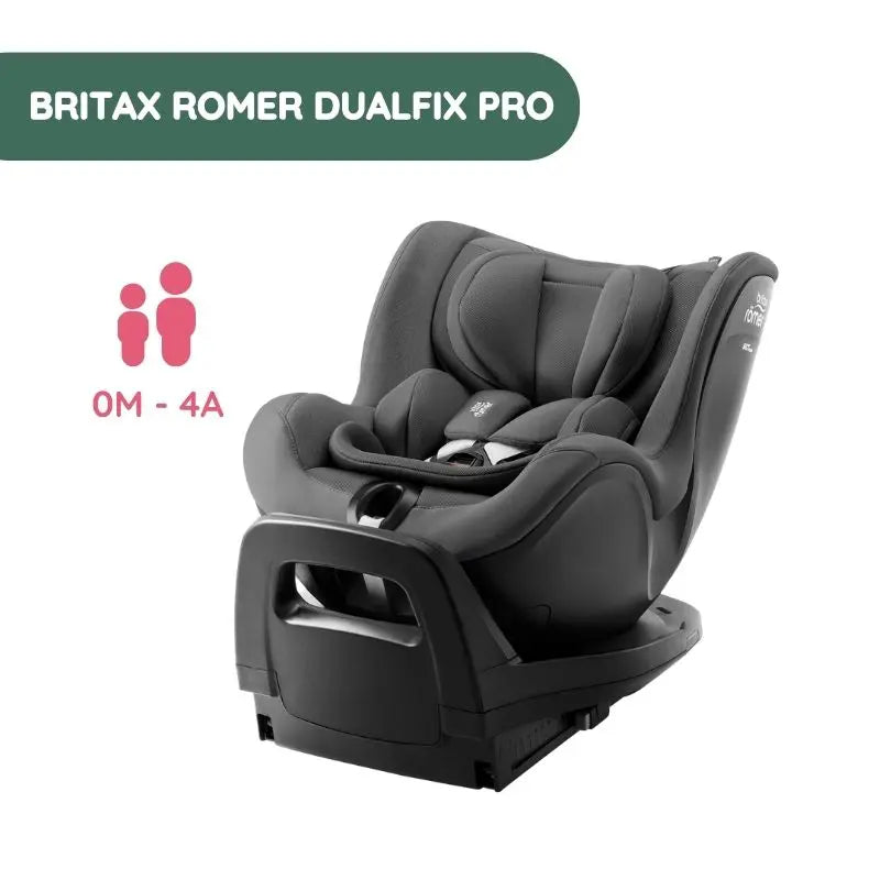 Silla de coche DualFix PRO de Britax Romer - Mineral Grey de 0 meses a 4 años - Style