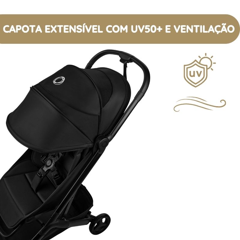 Bugaboo Carrinho de Bebé Butterfly 2 - Heritage Black