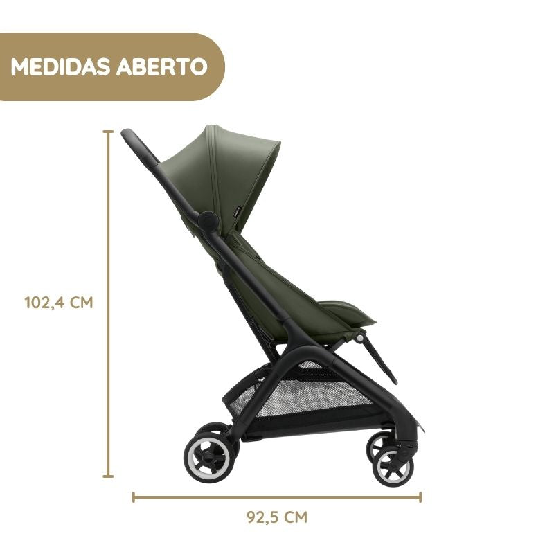 Bugaboo Carrinho de Bebé Butterfly - Black/Forest Green