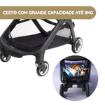 Bugaboo Carrinho de Bebé Butterfly - Black/Stormy Blue
