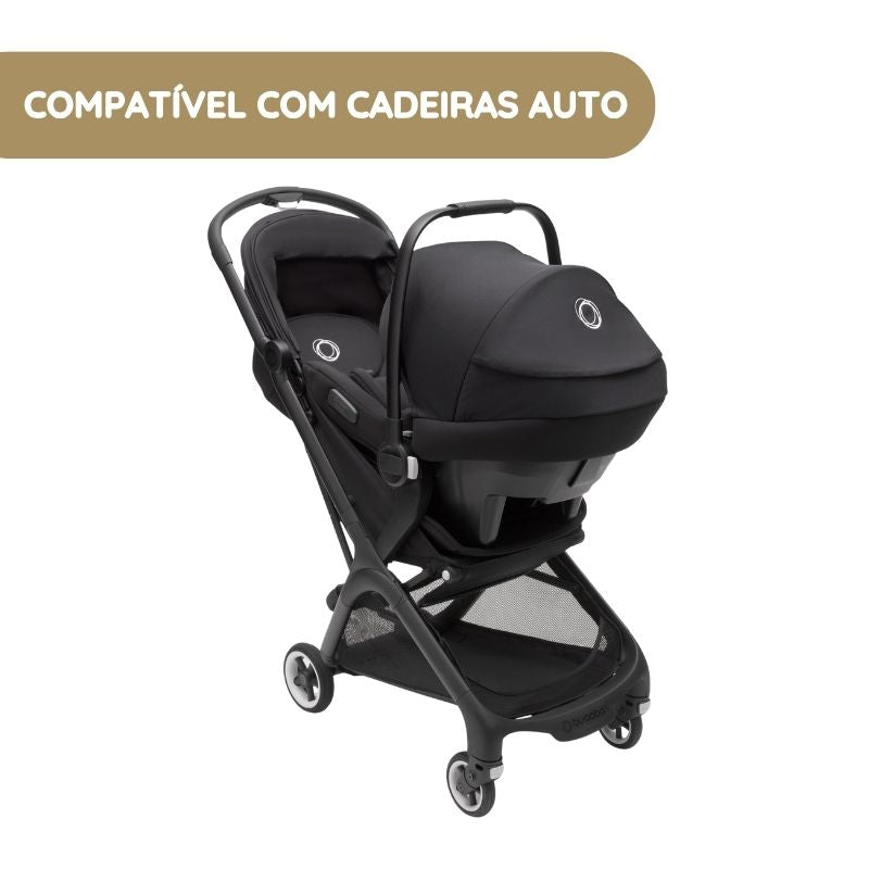 Bugaboo Carrinho de Bebé Butterfly - Black/Desert Taupe