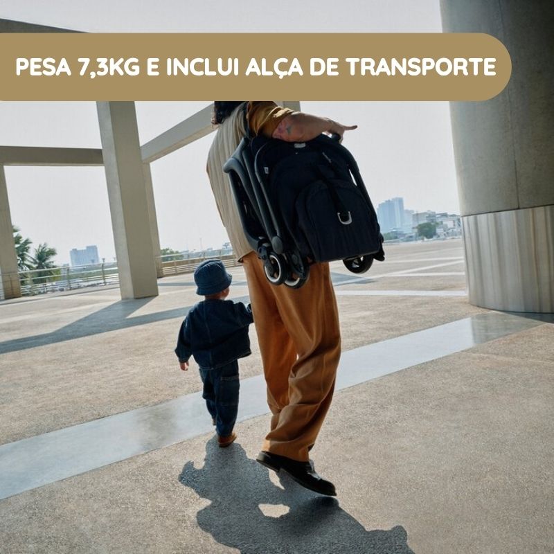 Bugaboo Carrinho de Bebé Butterfly - Black/Desert Taupe