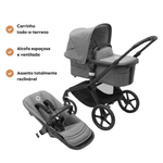 Carrinho de Bebé Fox 5 Completo da Bugaboo  - Black/Grey Melange