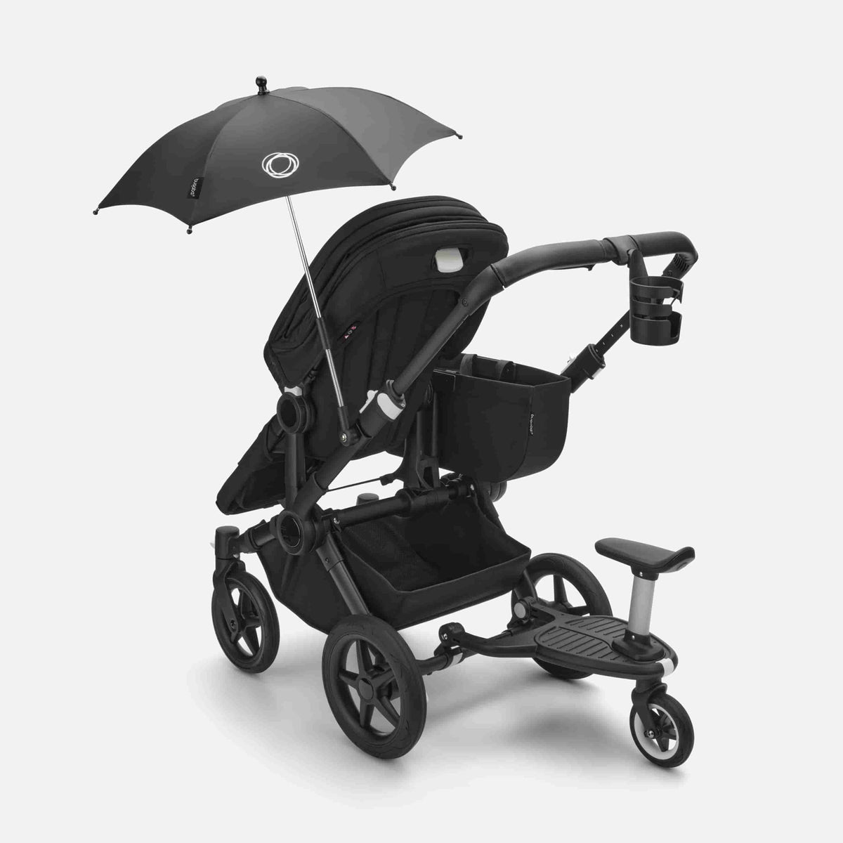 Carrinho de Bebé para Gémeos Bugaboo Donkey 5 Twin - Black/Forest Green