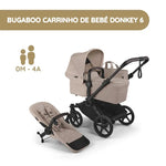 Bugaboo Donkey 6 Carrinho de Bebé - Desert Taupe melange