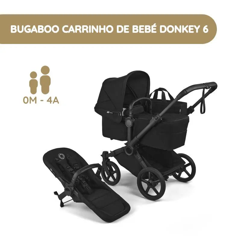 Bugaboo Donkey 6 Carrinho de Bebé - Heritage Black