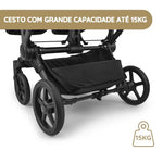 Bugaboo Donkey 6 Carrinho de Gémeos - Heritage Black