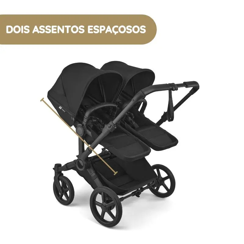Bugaboo Donkey 6 Carrinho de Gémeos - Moon Grey