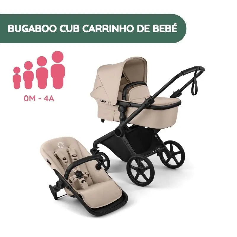 Cochecito Bugaboo Cub - Desert Taupe