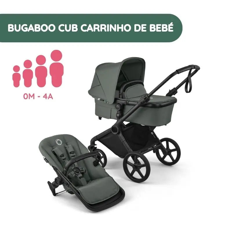 Cochecito Bugaboo Cub - Forest Green