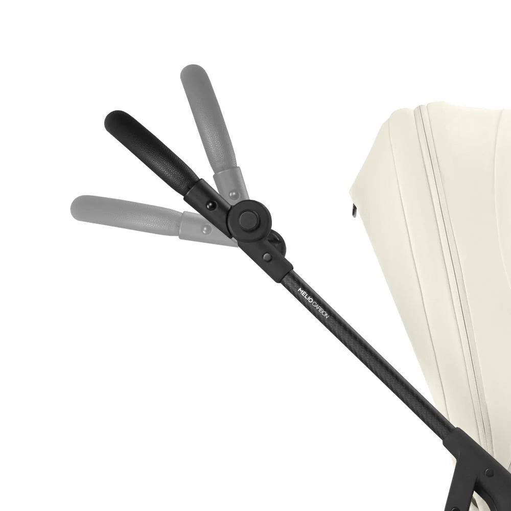 Cybex Carrinho de Bebé Melio Carbon - Canvas White