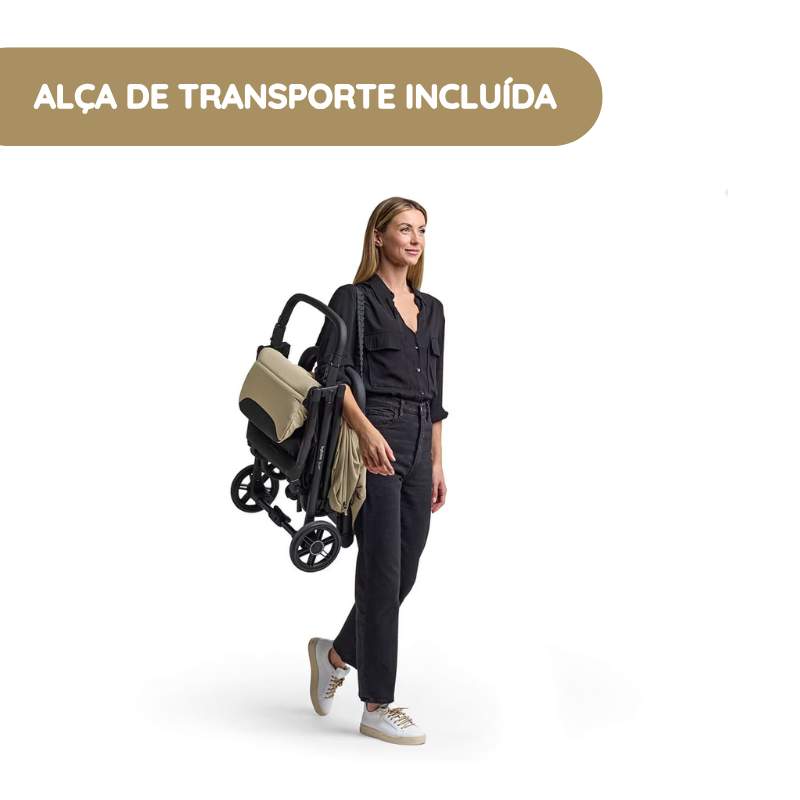 Carrinho de Bebé Compacto Quid 3 da Inglesina - Cosmic Black