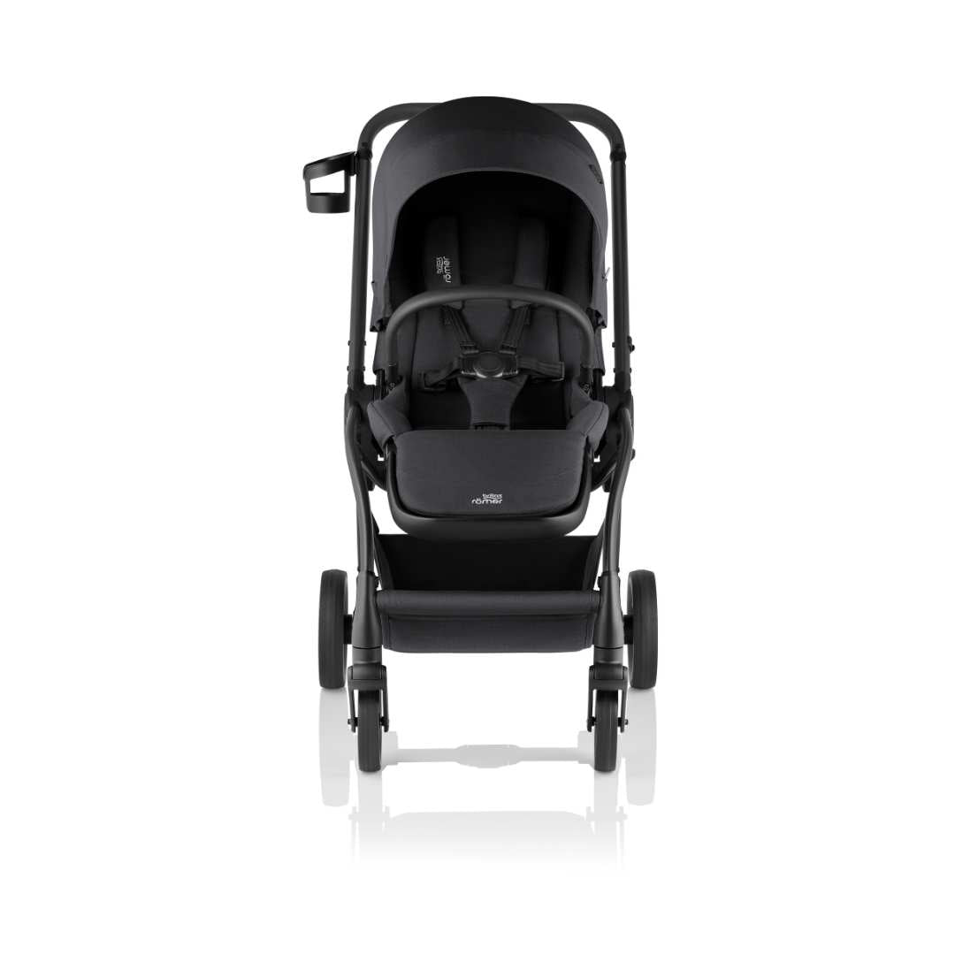 Trio Rio Carrinho de Bebé + Ovinho Baby-Safe Pro + Base Isofix Vario 5Z da Britax Römer - Style Carbon Black