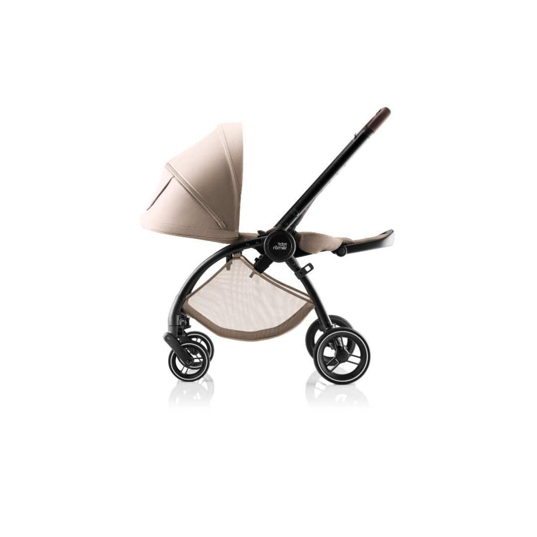 Duo Rio Carrinho de Bebé + Alcofa da Britax Romer - Style Teak
