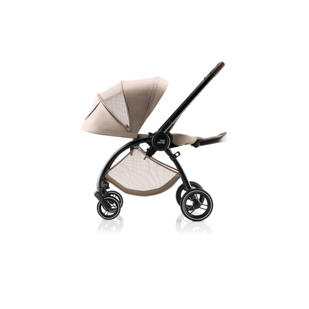 Duo Rio Carrinho de Bebé + Alcofa da Britax Romer - Style Teak