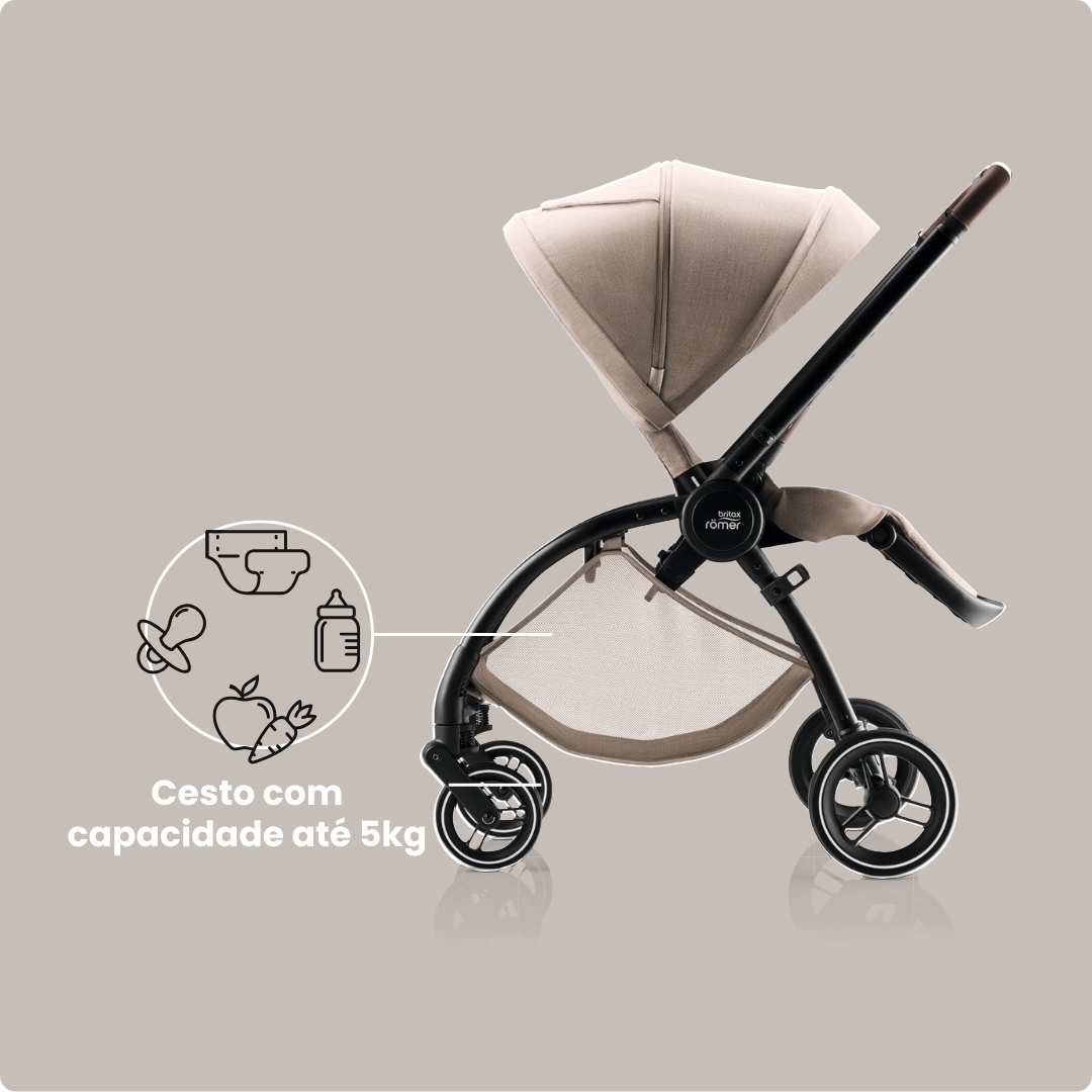 Carrinho de Bebé Rio da Britax Römer - Style Teak