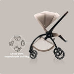 Duo Rio Carrinho de Bebé + Alcofa da Britax Romer - Style Teak
