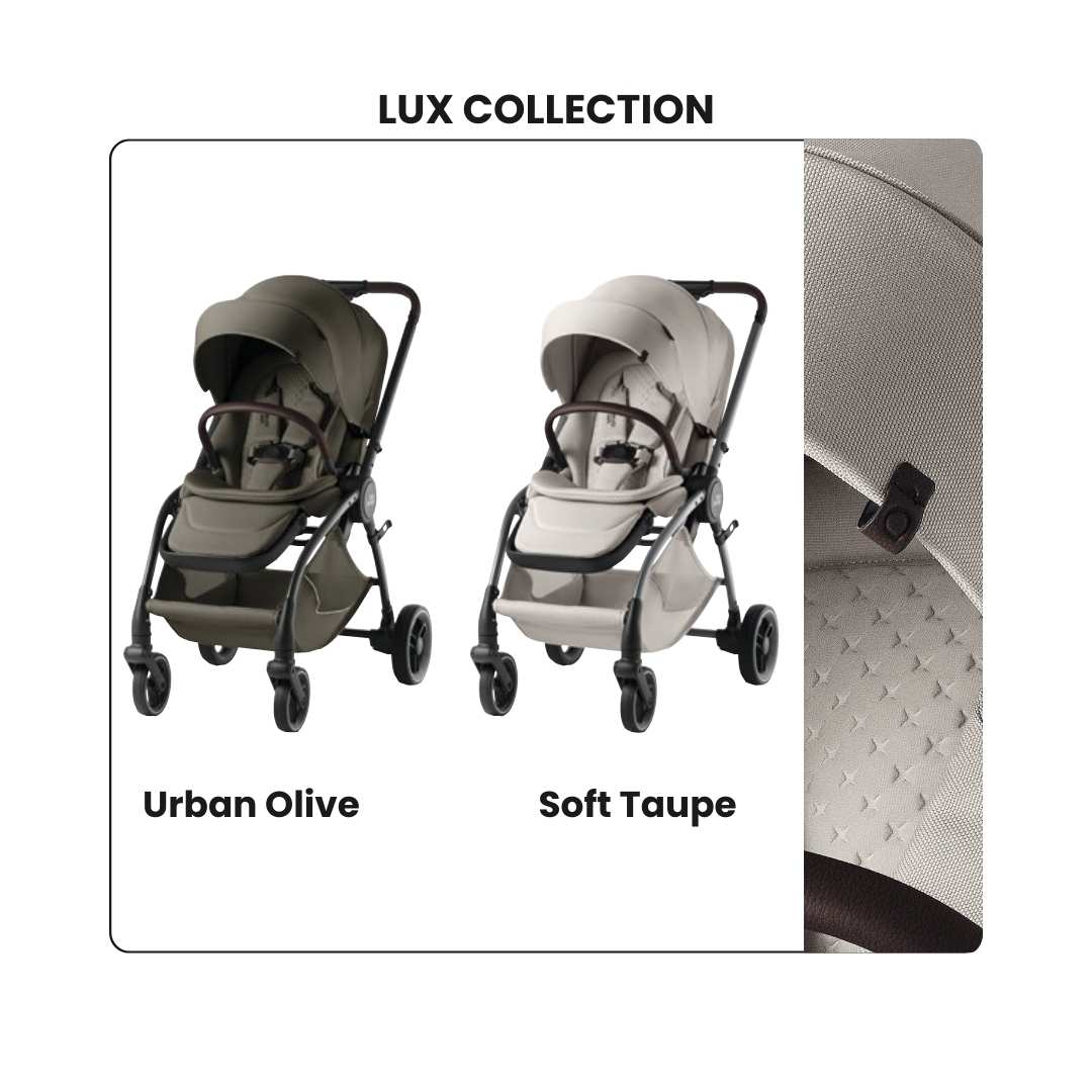 Pack Rio Carrinho de Bebé + Alcofa + Ovinho Baby-Safe Pro + Base Isofix Vario 5Z da Britax Römer - Style Teak