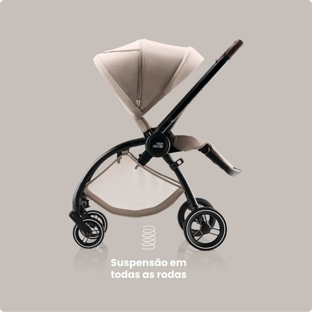 Britax Romer Pack Rio Completo - Soft Taupe