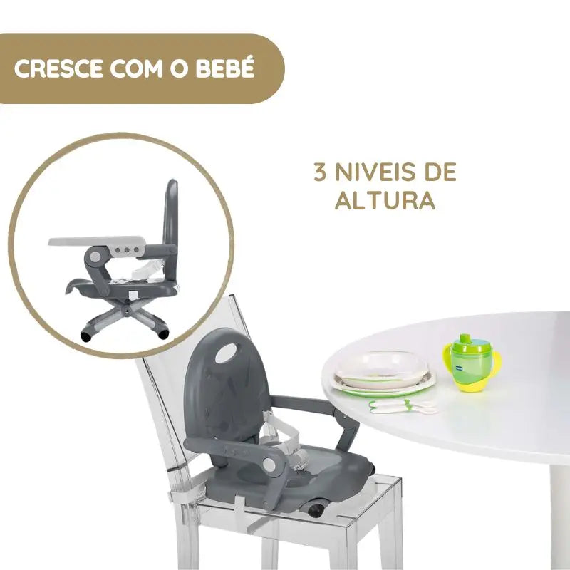Chicco Assento de Papa Portátil Pocket Snack - Milky Way
