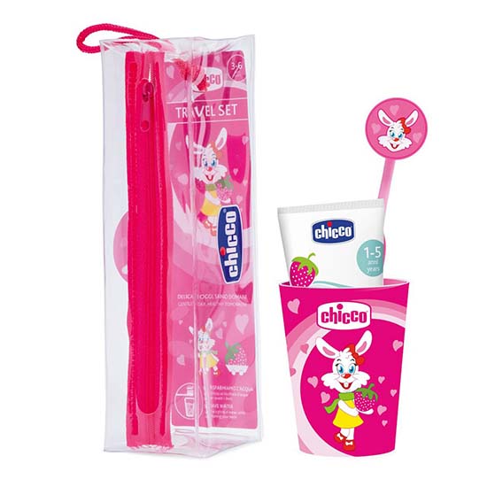 Chicco Conjunto higiene oral 3-6 anos - Rapariga