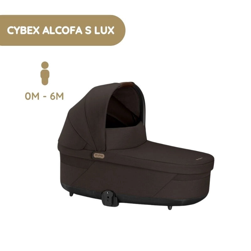 Cybex Alcofa S LUX - Chocolate Brown