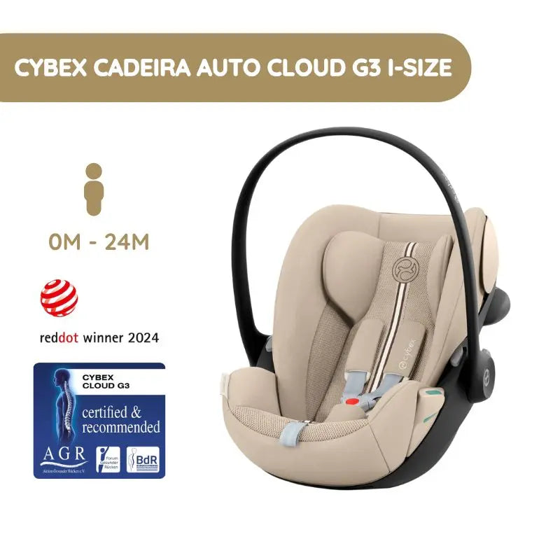 Cybex Cadeira Auto Cloud G3 i-Size Plus - Almond Beige