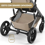 Cybex Balios S Lux Carrinho de Bebé com Alcofa Dobrável - Stormy Blue