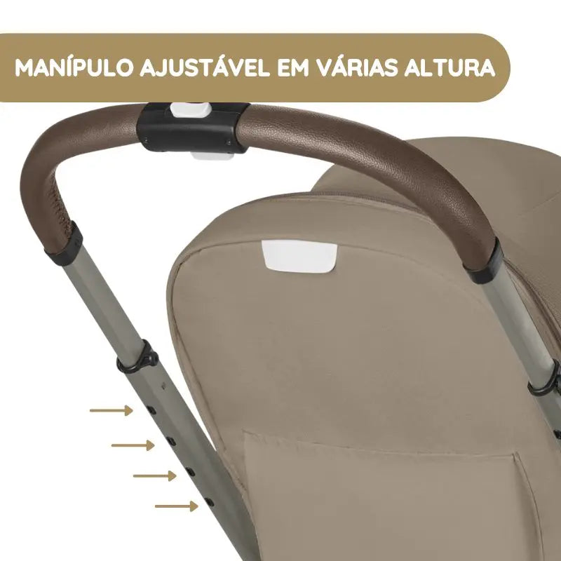 Cybex Balios S Lux Carrinho de Bebé com Alcofa Dobrável - Moon Black