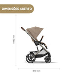 Cybex Carrinho de Bebé Balios S Lux - Seashell Beige