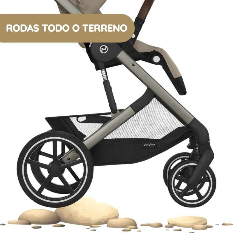 Cybex Carrinho de Bebé Balios S Lux - Almond Beige