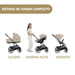 Cybex Carrinho de Bebé Balios S Lux - Stone Grey