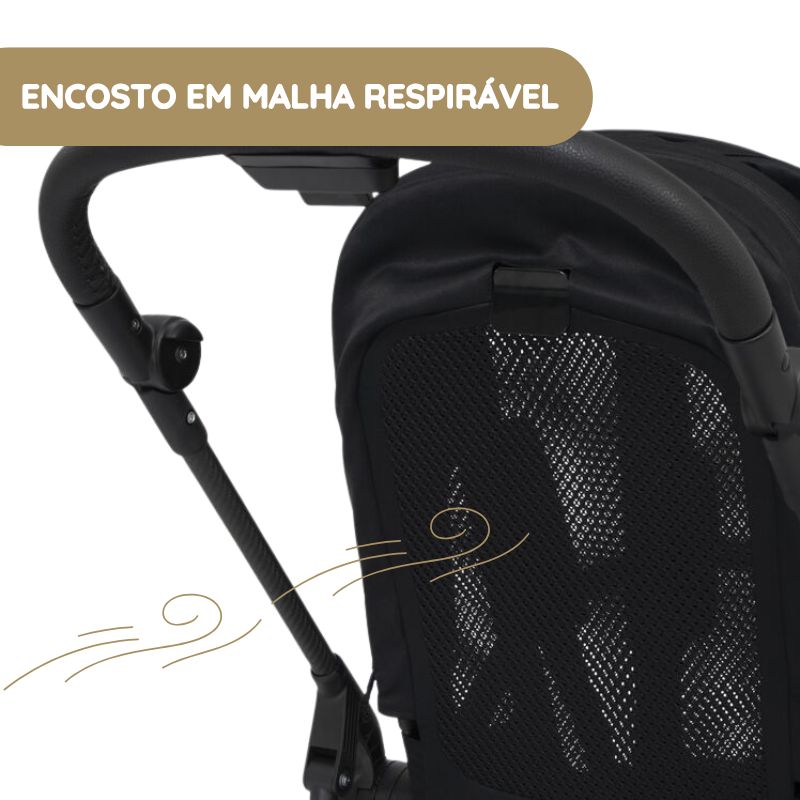 Cybex Melio Carbon Carrinho de Bebé - Dune Grey