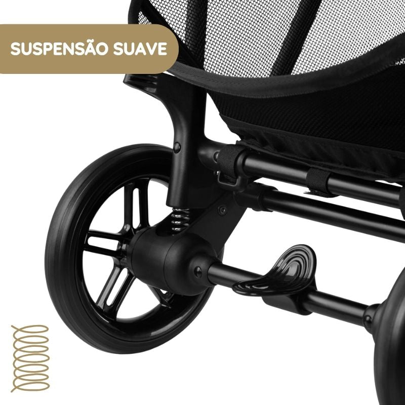 Cybex Melio Carbon Carrinho de Bebé - Magic Black