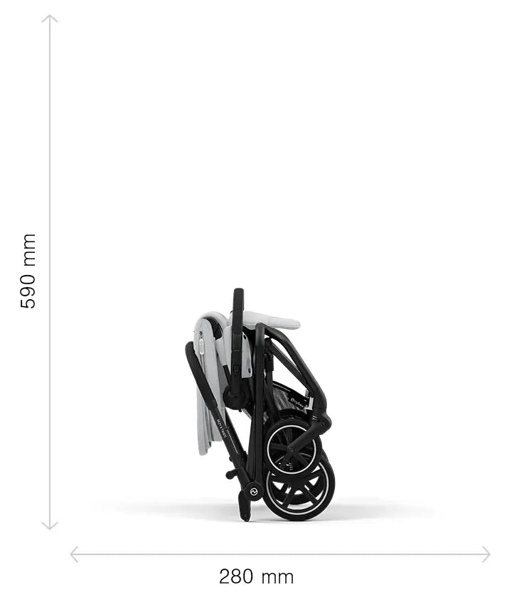 Cybex Eezy S Twist+ 2 Carrinho de Bebé - Canvas White