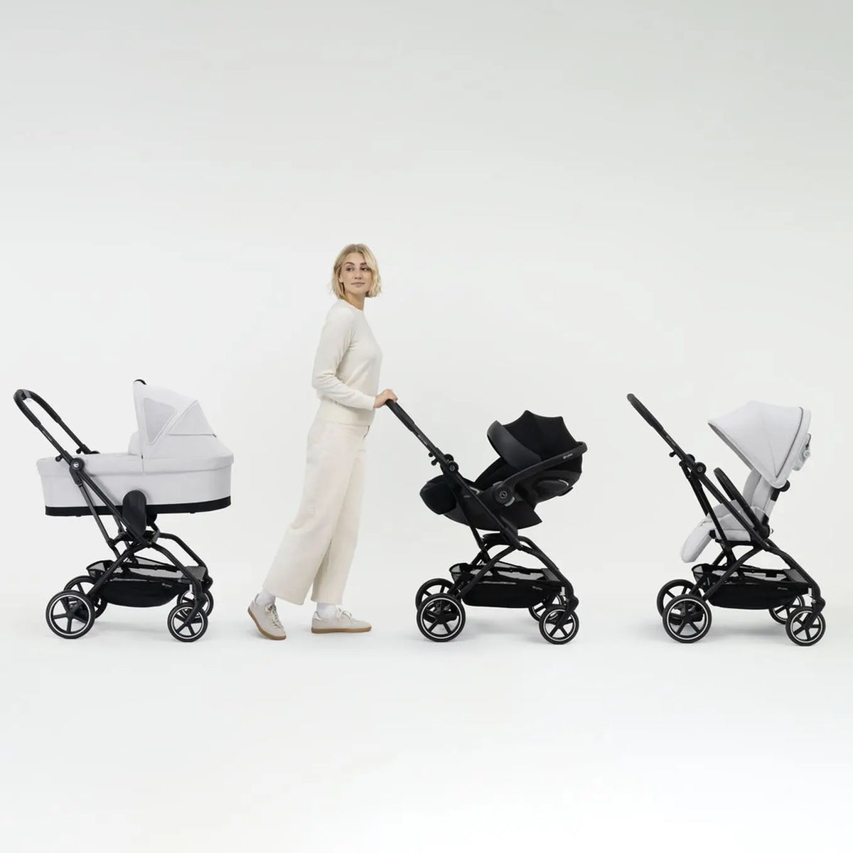 Cybex Eezy S Twist+ 2 Carrinho de Bebé - Almond Beige