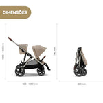 Cybex Gazelle S Carrinho de Bebé - Almond Beige