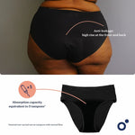Doomoo Flowly Cueca de Recuperação - Preta - 3XL-4XL-5XL
