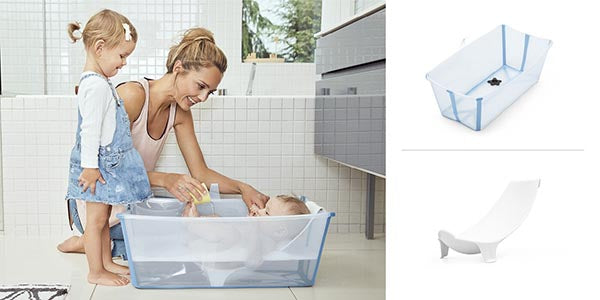 Stokke Flexi Bath + Redutor + Suporte - Ocean Blue