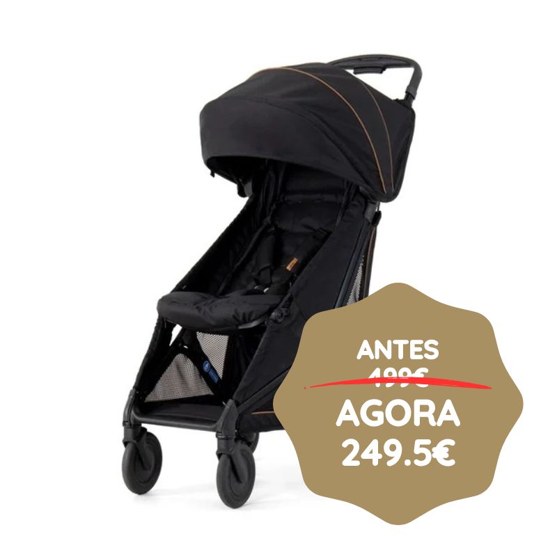 Emmaljunga Carrinho de Bebé Kite 150 - Outdoor Black