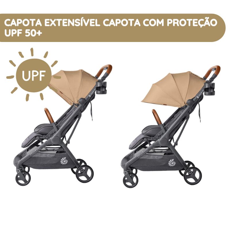 Ergobaby Carrinho de Passeio Metro 3 Deluxe - Pearl Grey